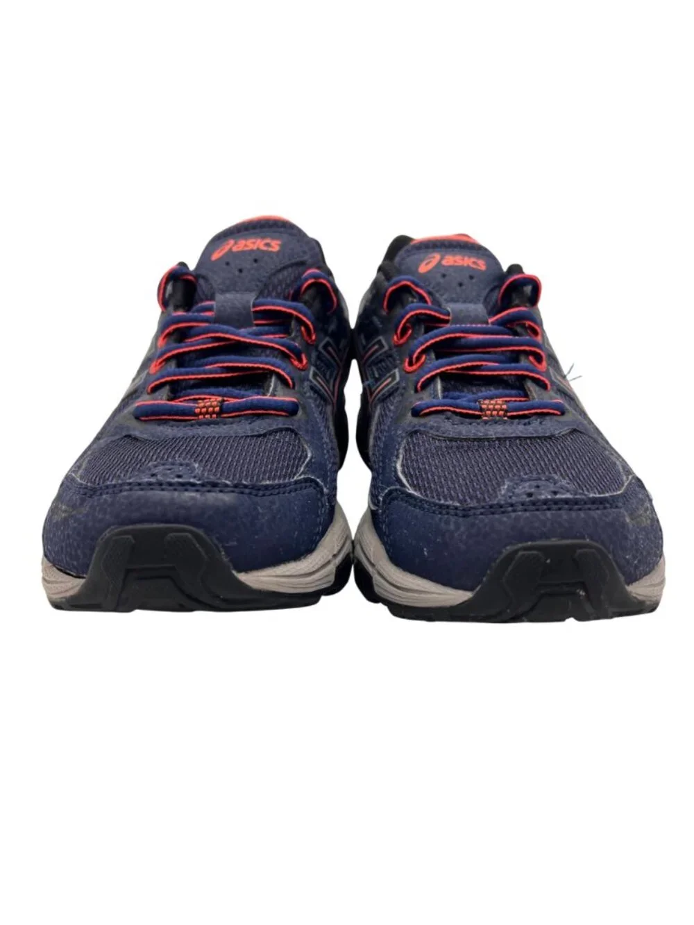 Asics Gel Venture 6 Shoes Womens Size 7 Navy Coral Running Jogging Traction Sole - Picture 7 of 15